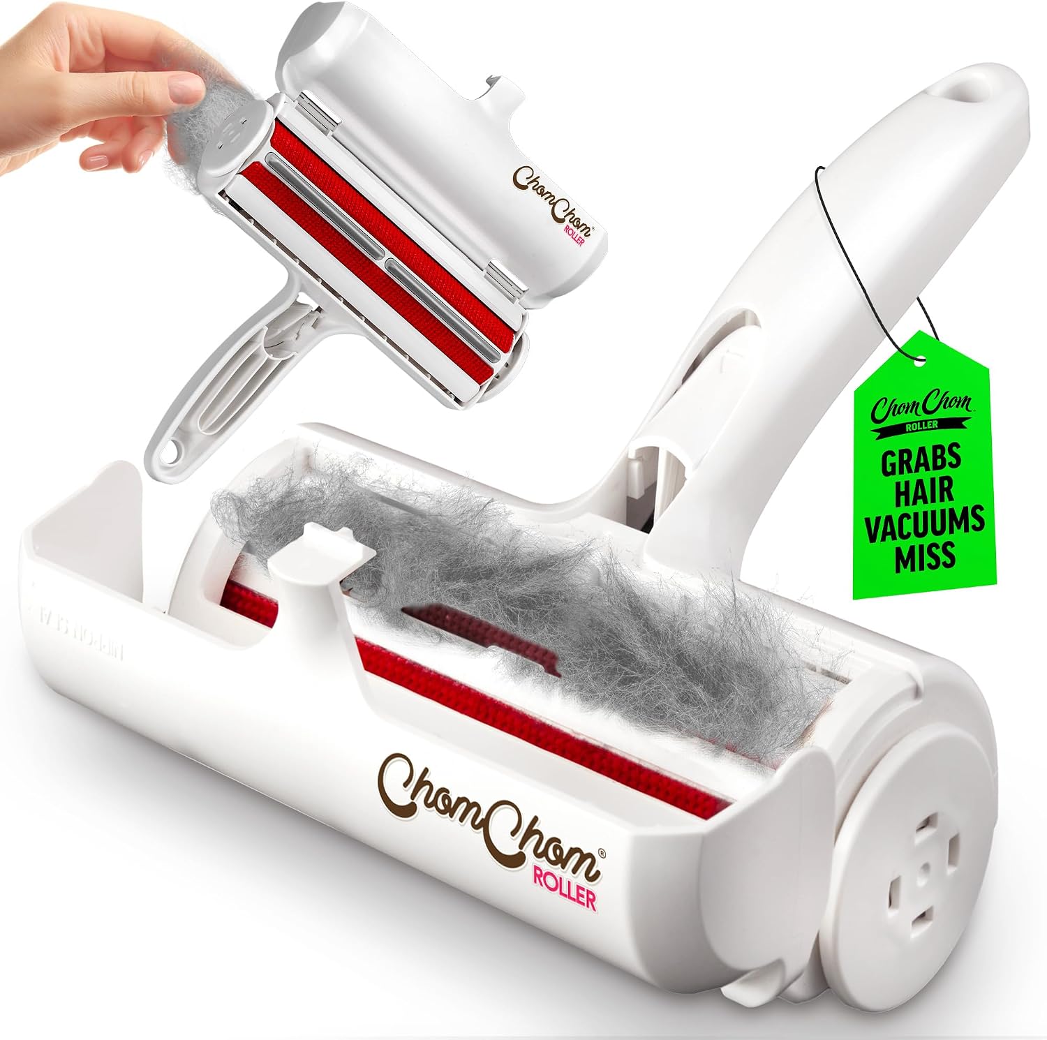 White ChomChom Roller pet hair remover